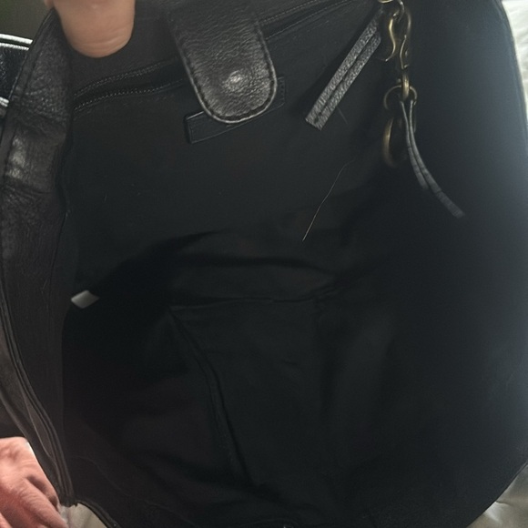 Frye Like New Jade Elegant Black Studded Tote Bag - Picture 11 of 11